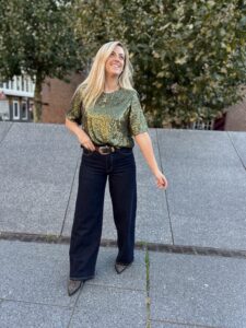 Glitter top December 2025 feestkleding trends